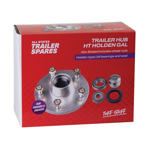 HT Lazy Galvanised Hub LM Bearings Seal & Cap