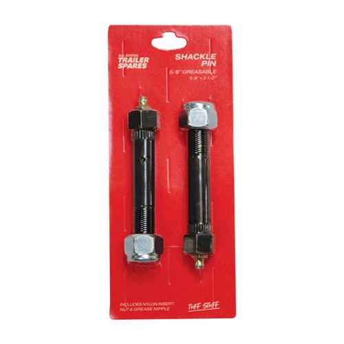 Shackle Pin 5/8 x 3.5" Greasable UNF with Nut (2 per pack)