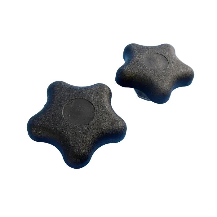 Carefree Pair of Black Locking Knob W/Nut. 901022