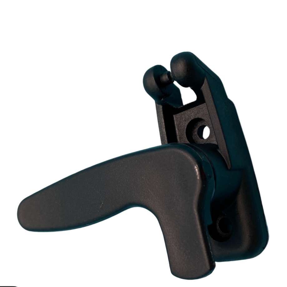 Left Hand Window Handle Lock with Strut Attachment Point for Ranger Classic Caravan Windows