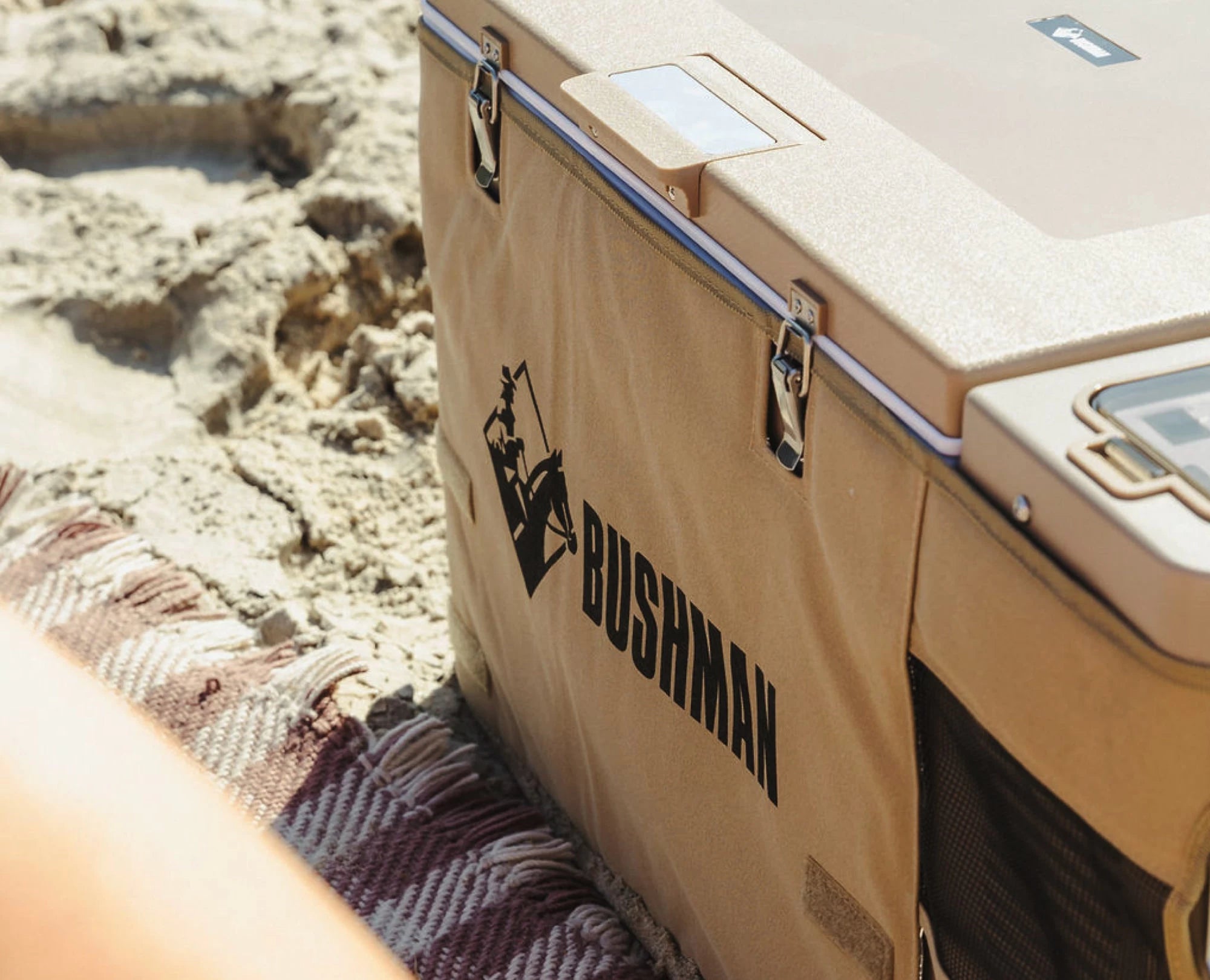 Original Bushman 35L Portable Fridge - Heavy Duty Camping Fridge Freezer Series - 12V / 24V