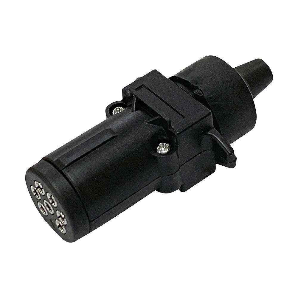 SCA 7 Pin Small Round Plastic Trailer Plug