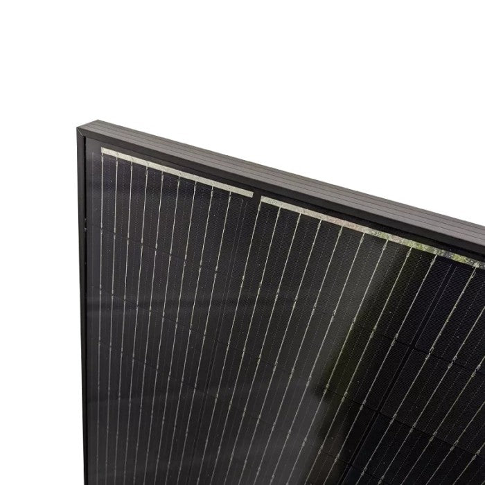 Sphere 210w V2 Mono Crystalline Twin Cell Black Solar Panel - 670x1480x355mm