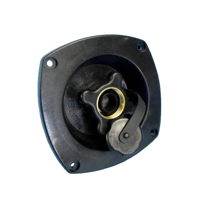 Shurflo Water Inlet with Mains Pressure Regulator - Black