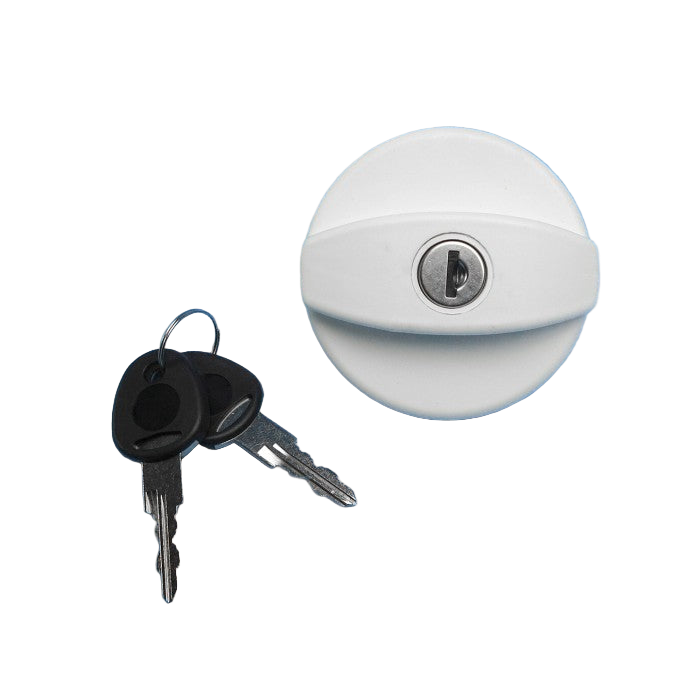 Cap & Keys Only for White Lockable Water Filler. 910628N