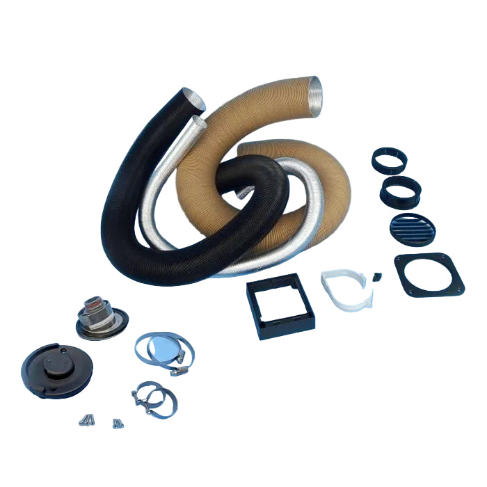 Truma Varioheat Gas Air Heating System (Includes Black Cowl). Varioheat-Kit -Blk