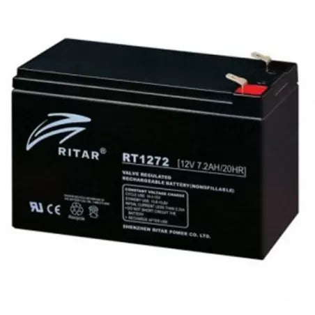 RITAR 12V 7.2Ah Sealed Lead Acid Battery (RT1272)