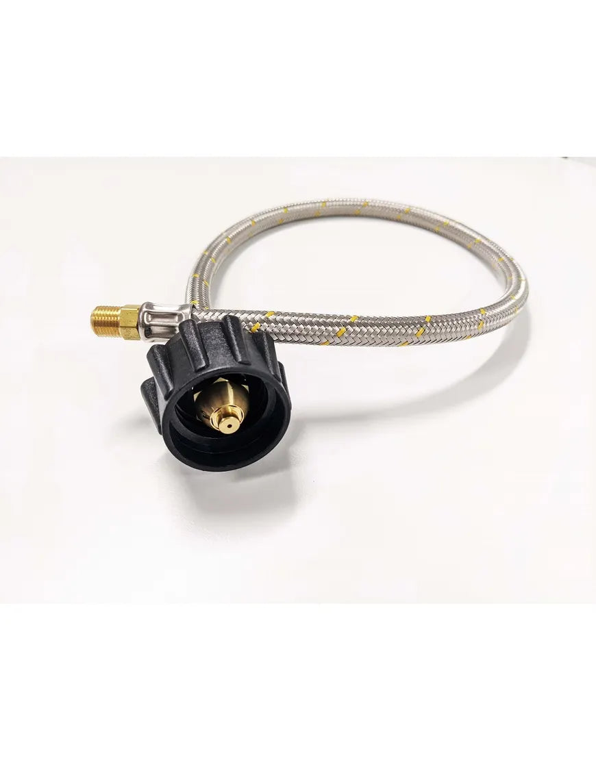 Bromic 8mm SS Pigtail LCC27 Class F x 7/16 - 24 I/F 600mm