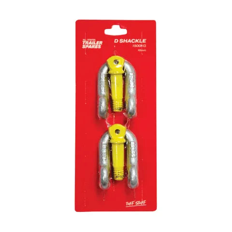 D Shackle - 10mm (2 per pack)