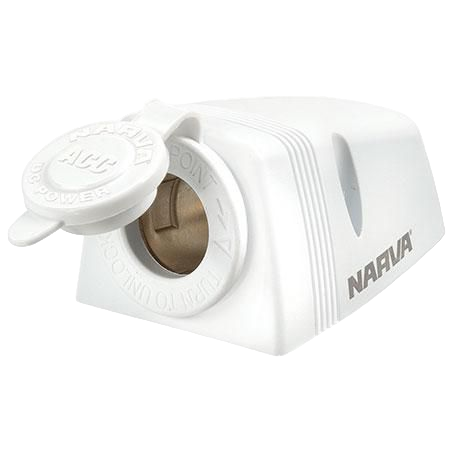 Surface Mount Accessory Socket - White