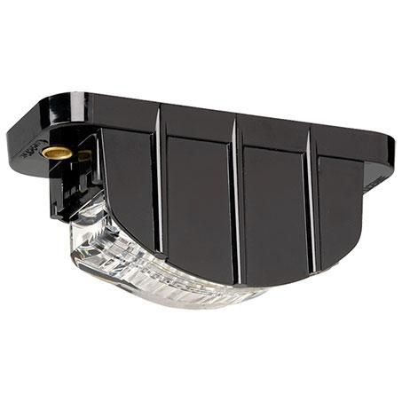 NARVA 9-33V Licence Plate Lamp in Black Housing, 0.5m of Cable