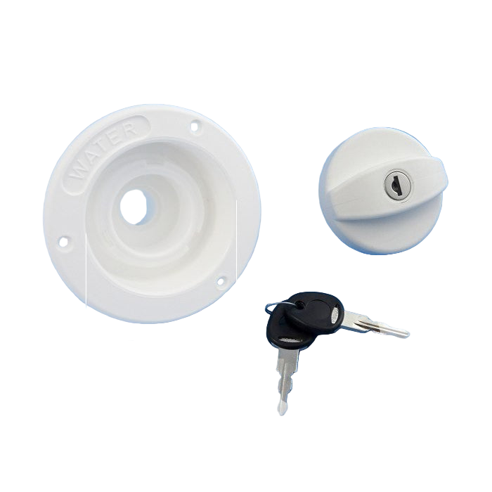 Cap & Keys Only for White Lockable Water Filler. 910628N