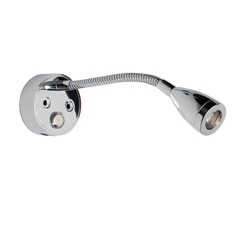 Coast RV 12V LED Aluminium Reading Light with 2A USB